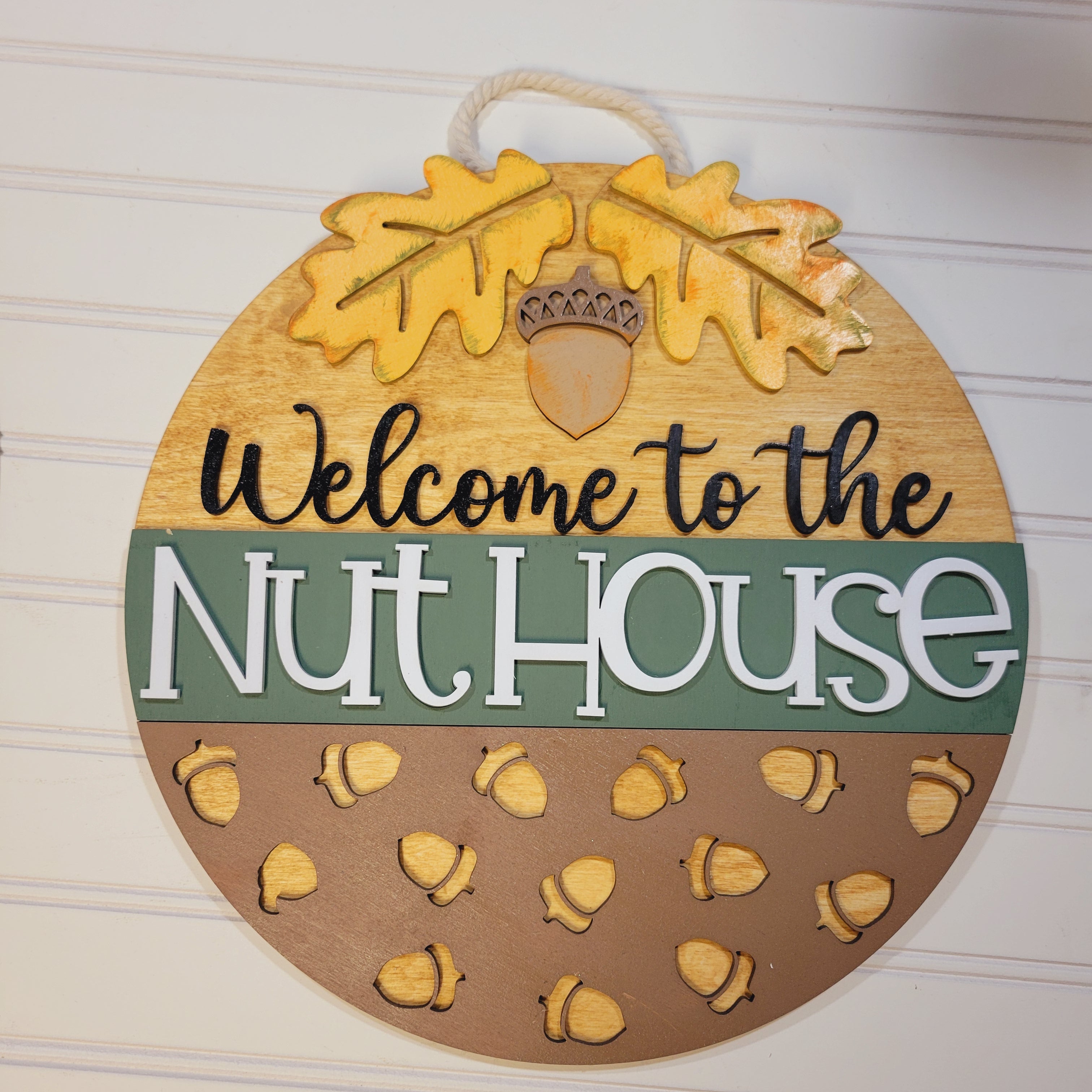 Welcome to the Nuthouse Acron Round DIY Blank