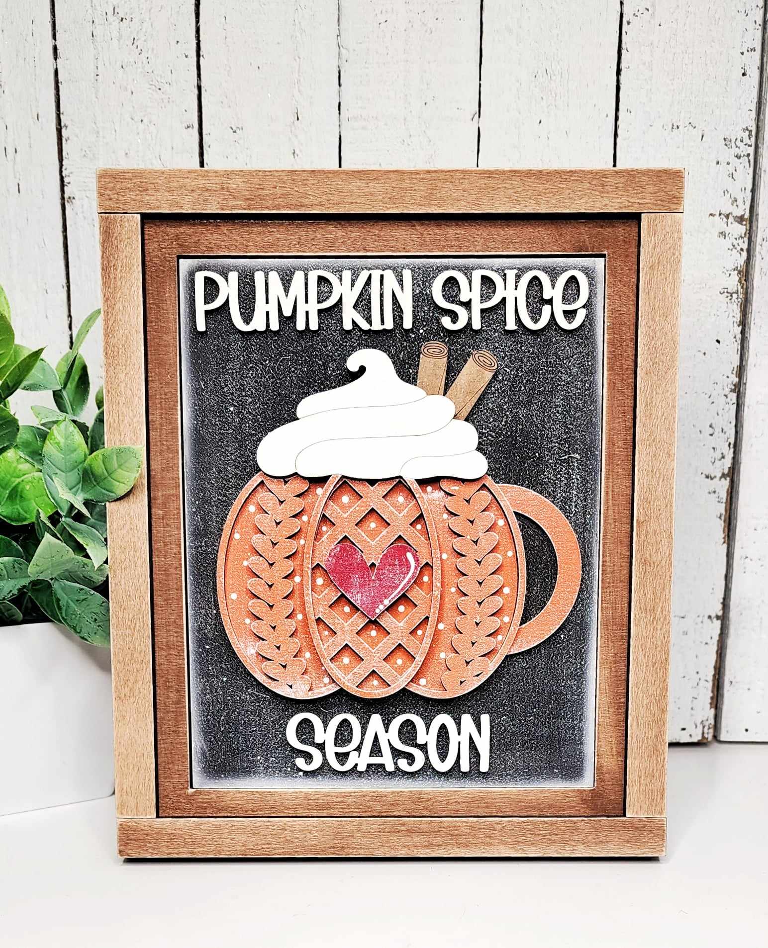 Sweater Weather Plaque & Frame Set