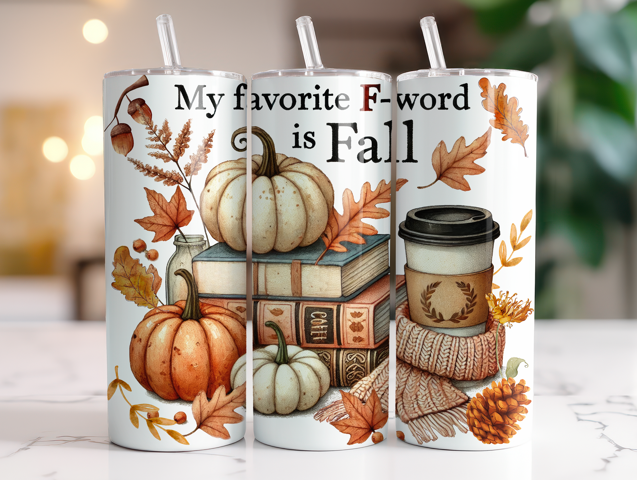 My Favorite F Word is Fall Tumbler