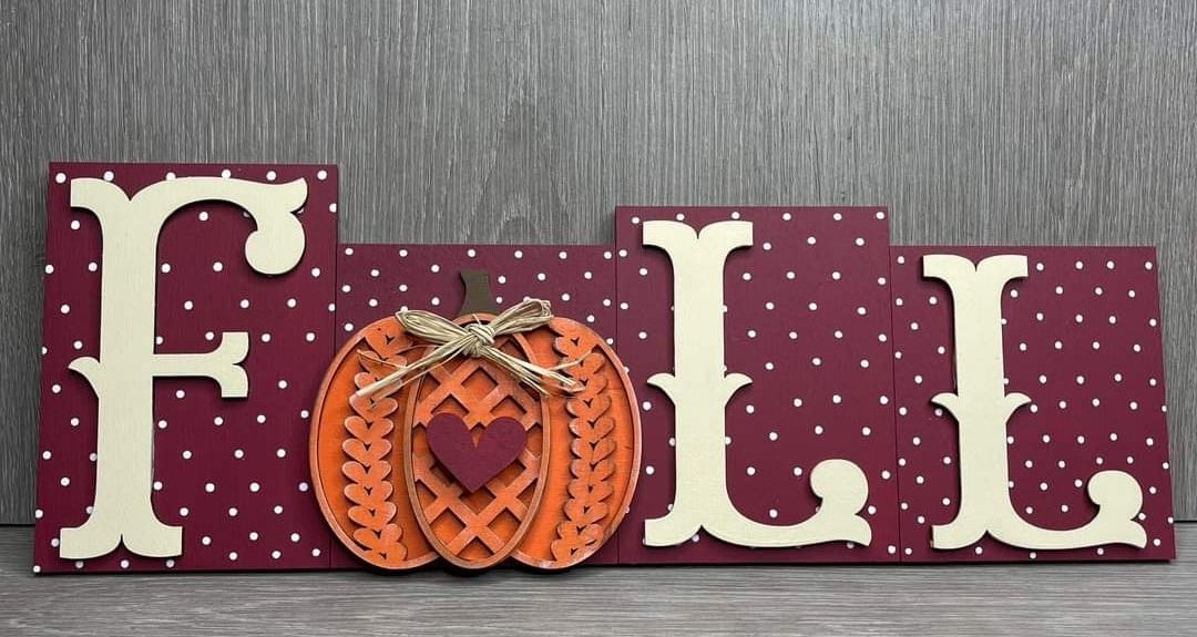 Fall Sweater Weather Word Block