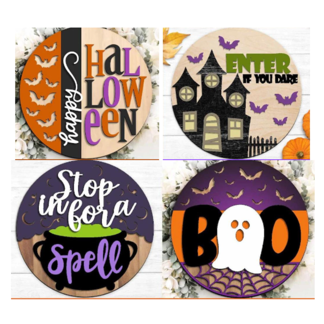 Halloween Rounds- DIY Blank