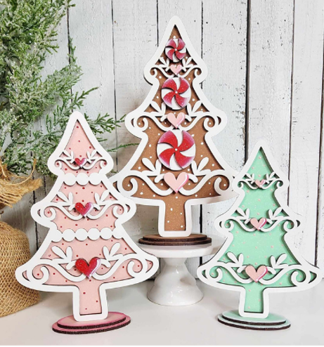 Gingerbread Trees- Paint Party