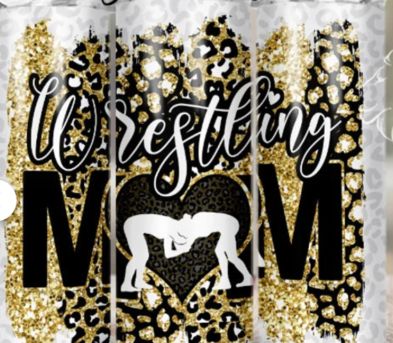 Wrestling Mom 20 oz Stainless Steel Tumbler