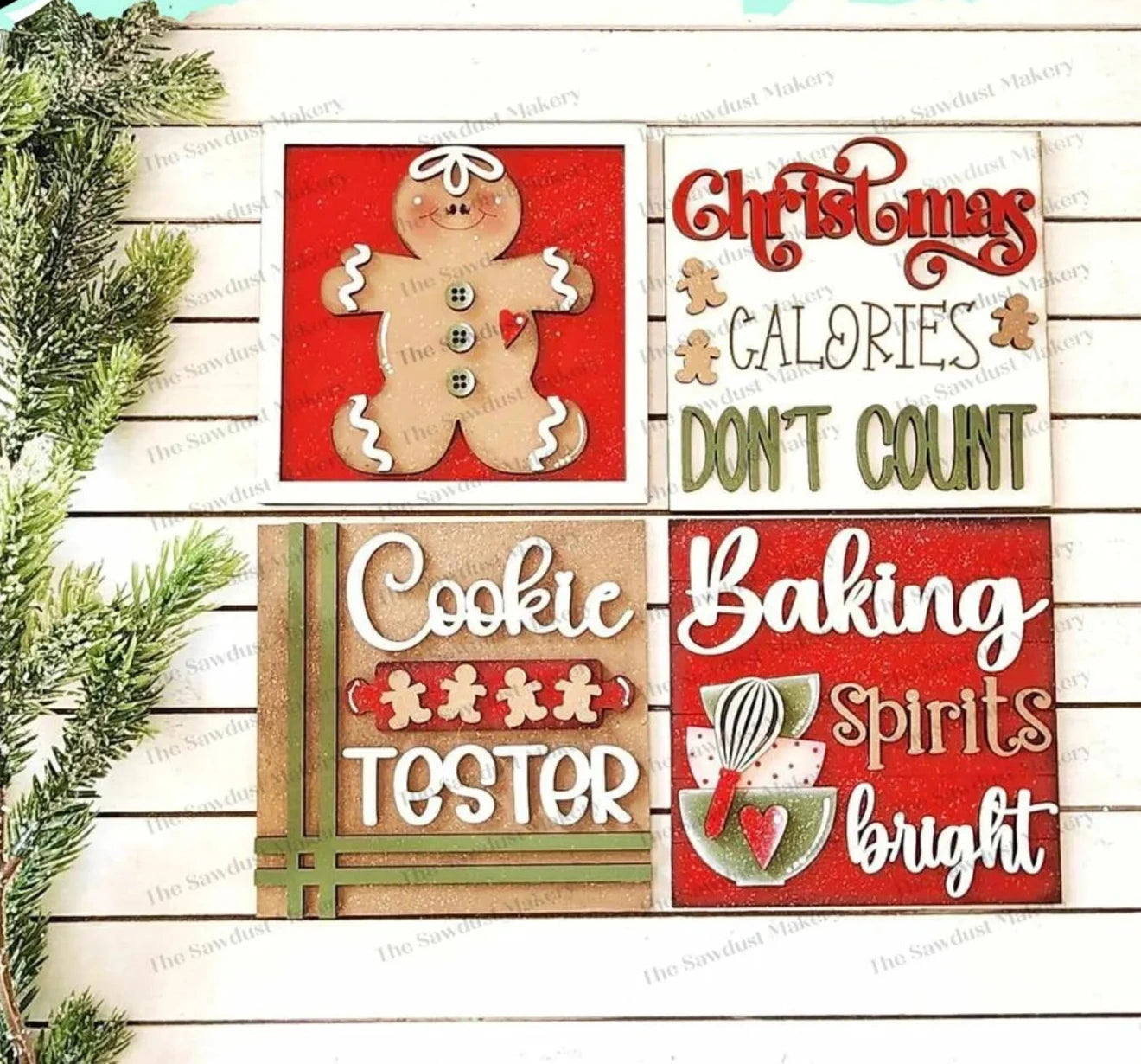 Baking Spirits Bright Quad Mix & Match Tiles