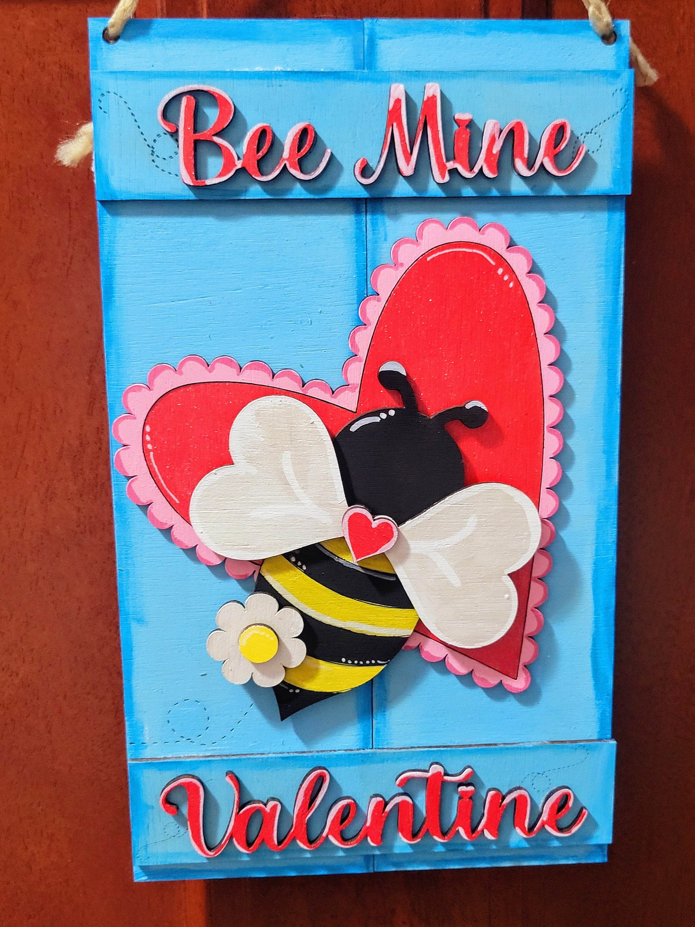 Bee Mine Pallet- Paint Party Kit