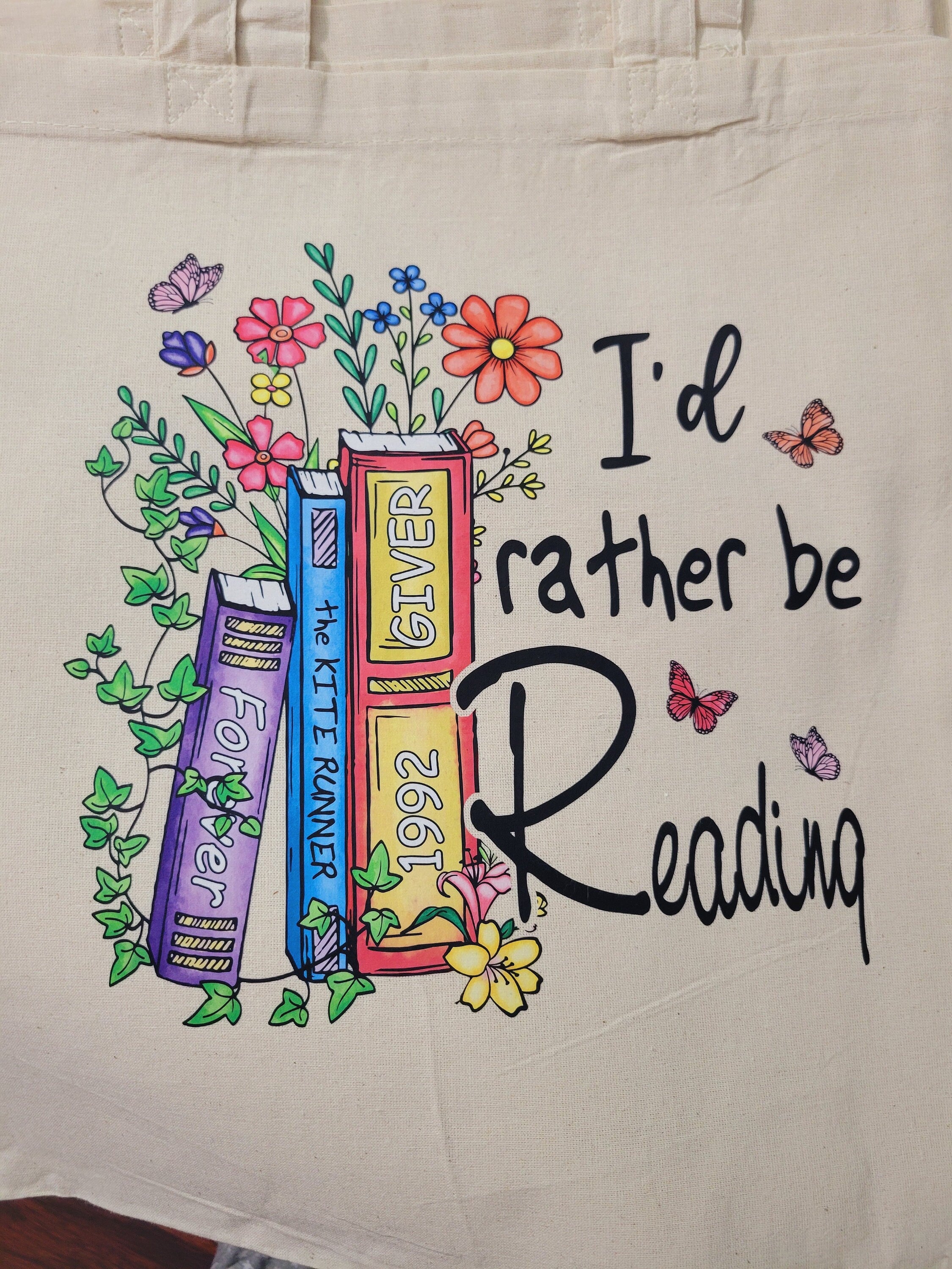 I'd Rather Be Reading-Long, Short Sleeve T, Tote Bag, Crew, Hoodie, Unisex/Youth