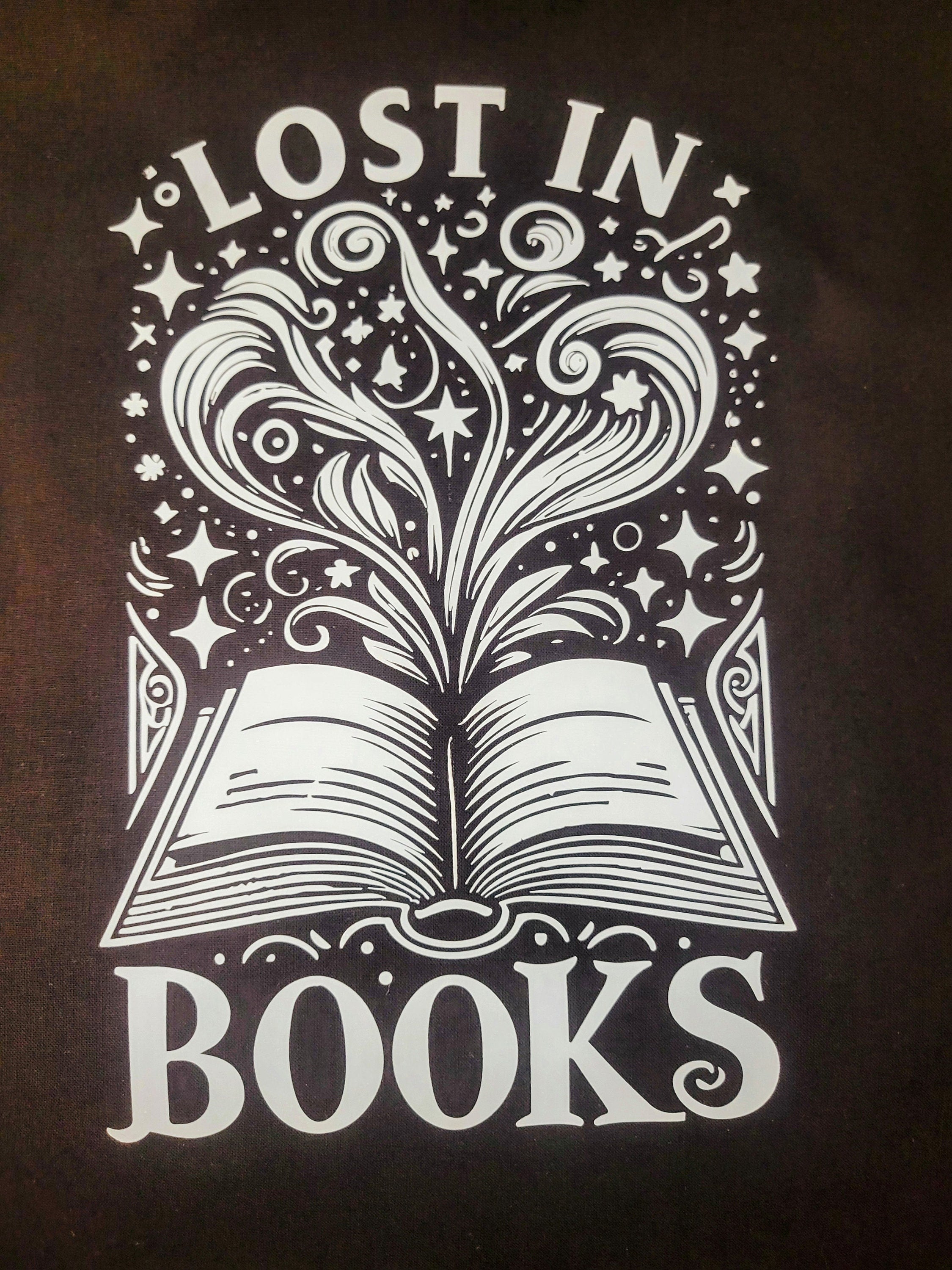 Lost In A Book- Long, Short Sleeve T, Tote Bag, Crew, Hoodie, Unisex/Youth