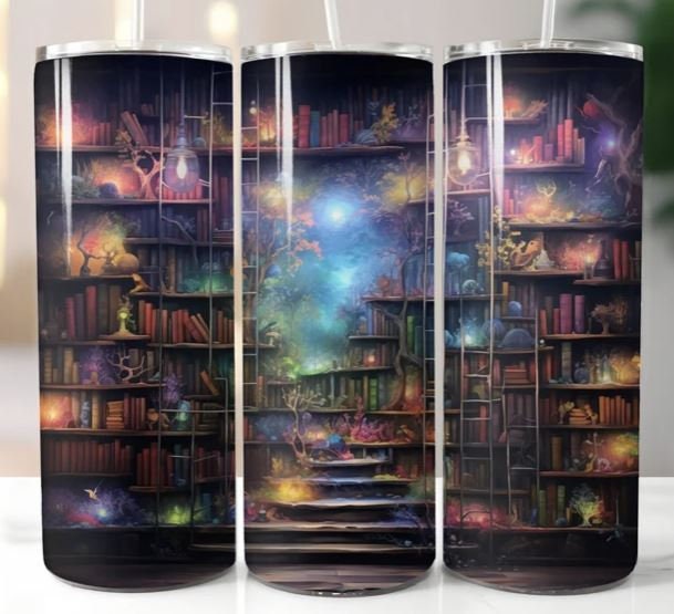 Fairy tale library 20oz Sublimated Tumbler