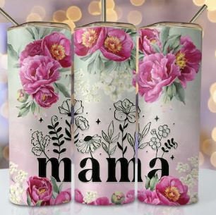 Mama 20oz Sublimated Tumbler or 15oz Coffee Mug, coasters, mouse pad