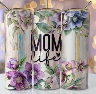 Mom Life 20oz Sublimated Tumbler or 15oz Coffee Mug, coasters, mouse pad