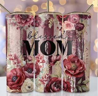 Blessed Mom 20oz Sublimated Tumbler