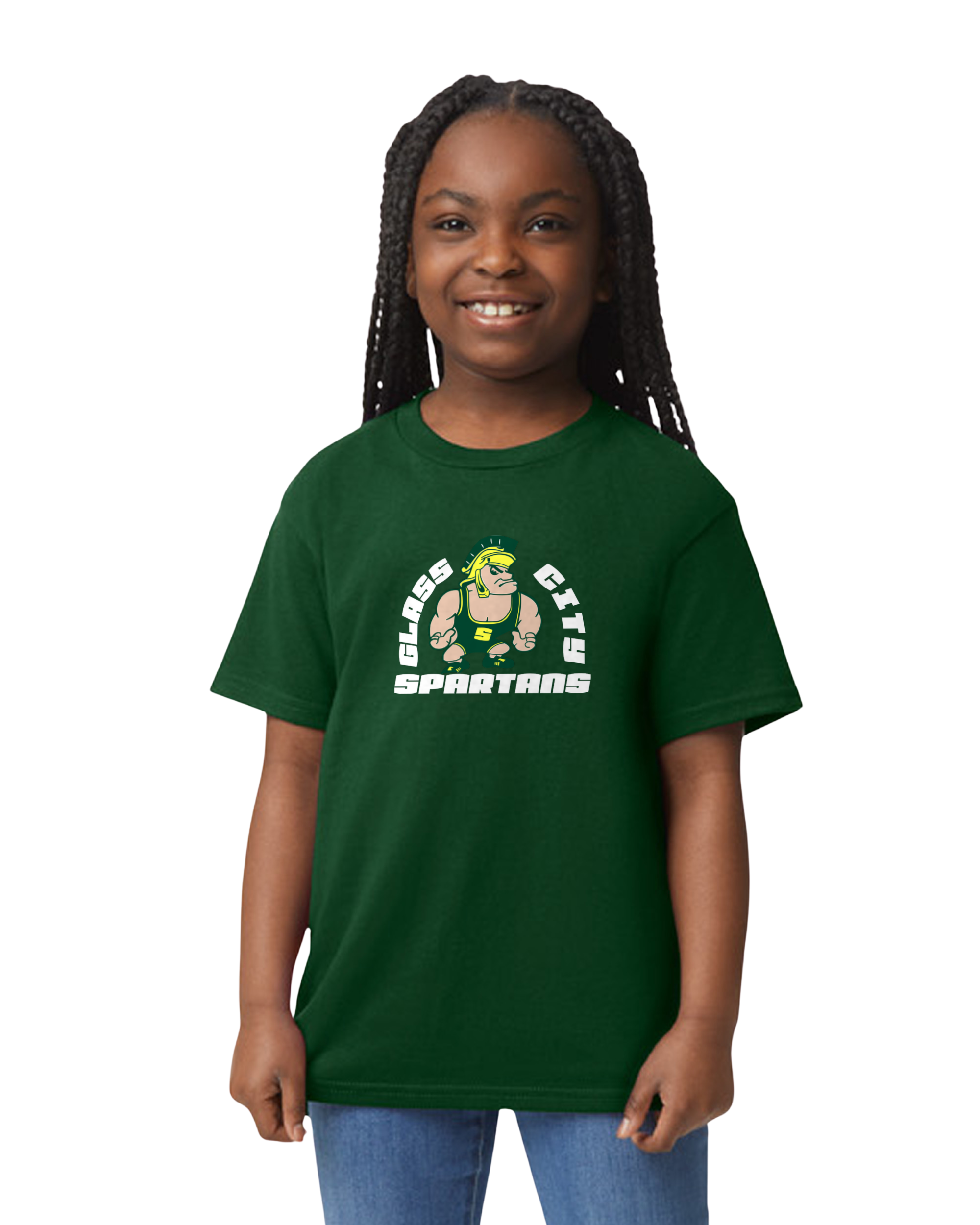 Glass City Spartans Youth Short Sleeve T-Shirt- CUSTOMIZED