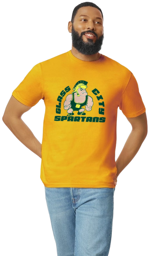 Glass City Spartans Adult Short Sleeve T- CUSTOMIZED