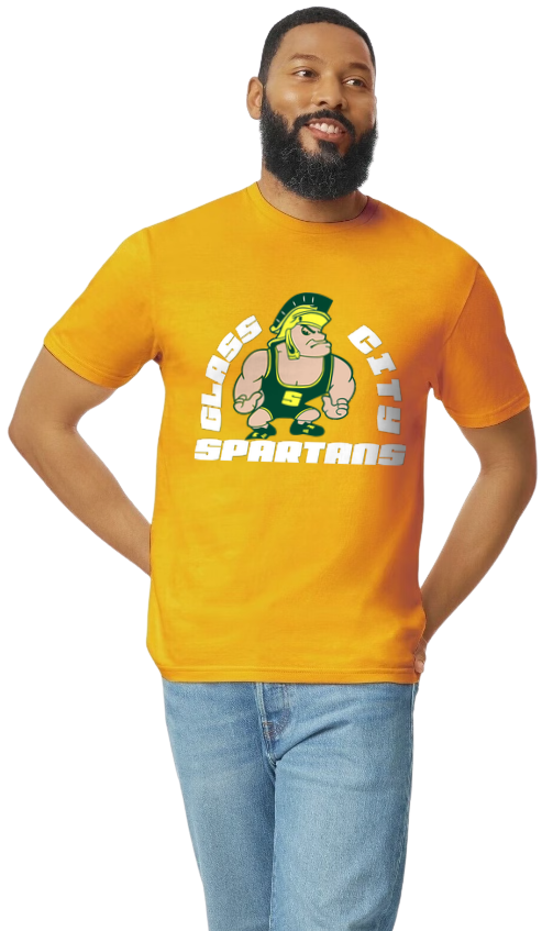 Glass City Spartans Adult Short Sleeve T- CUSTOMIZED